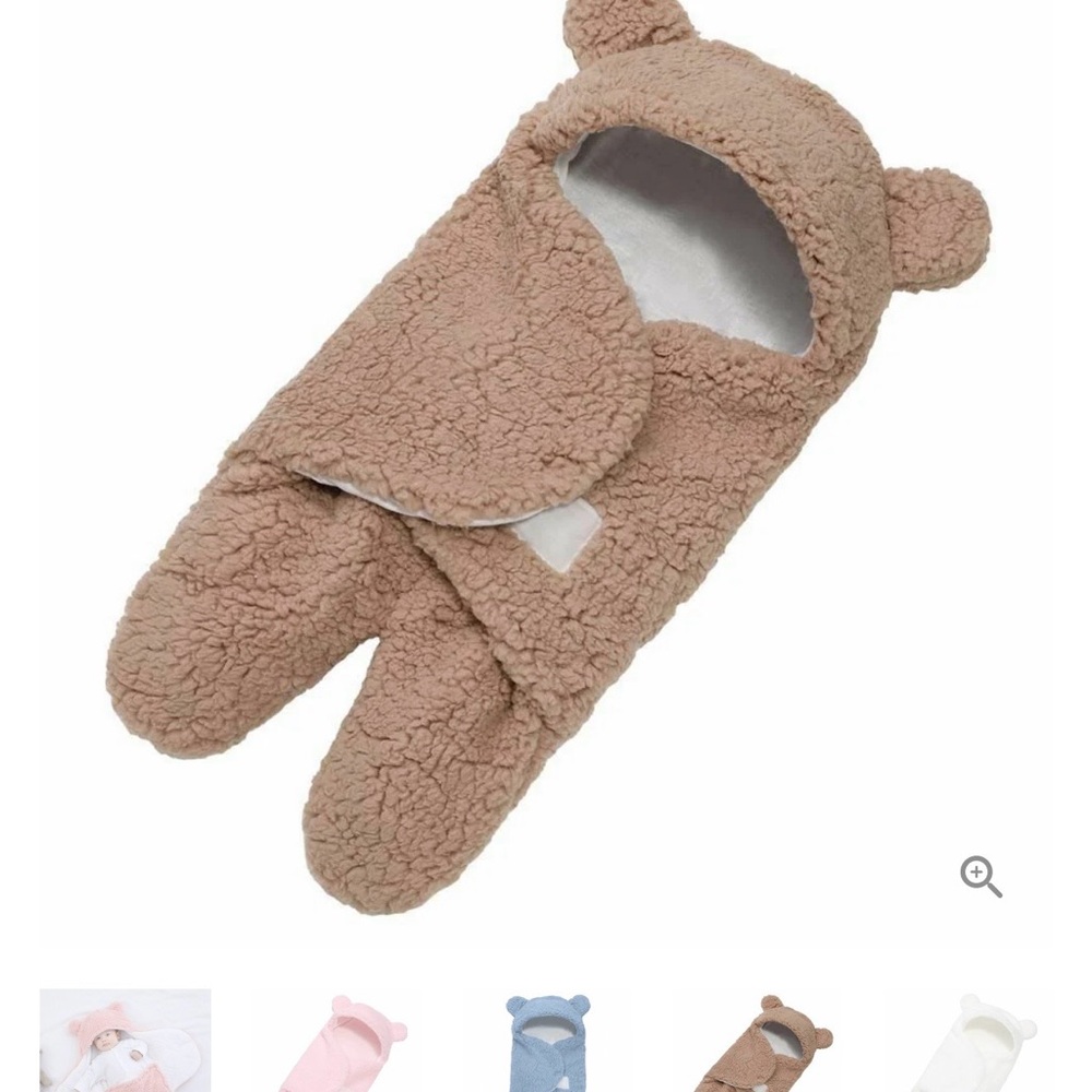 Adorable Tan Bear Baby Bodysuit